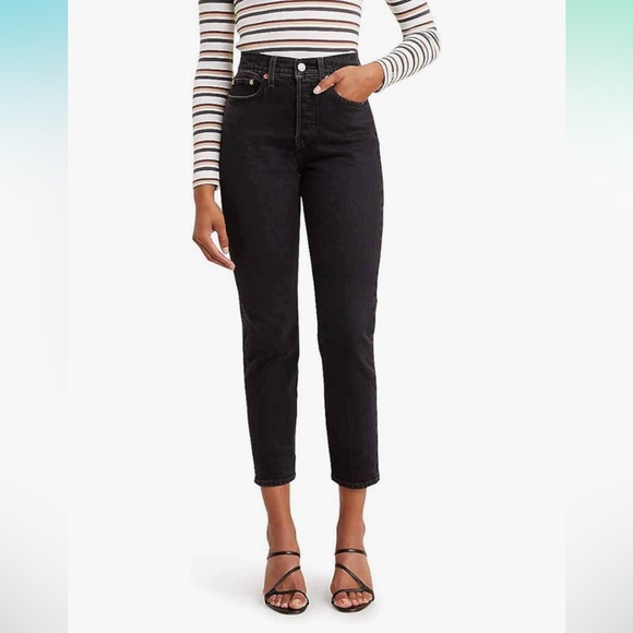 Levi's Denim - Levi's Premium Wedgie Icon Jeans Washed Black | Size 31 |